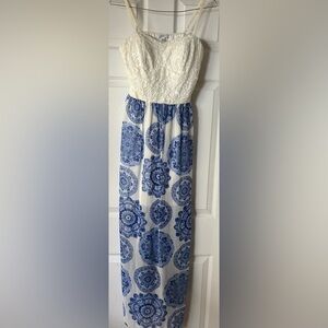 AUW Spaghetti Strap Maxi Dress